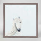 Blue Horse Mini Framed Canvas