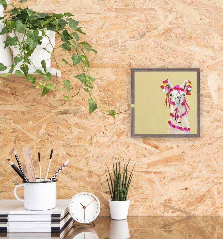 Llama With Poms Mini Framed Canvas - GreenBox Art