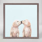 Best Friend - Golden Pup Kisses Mini Framed Canvas