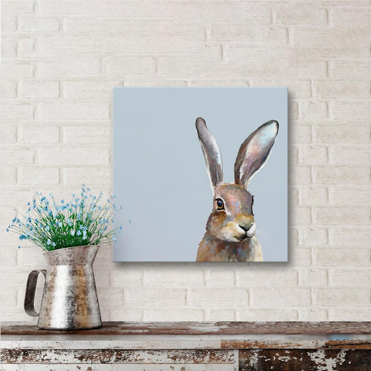 Field Bunny Canvas Wall Art - GreenBox Art