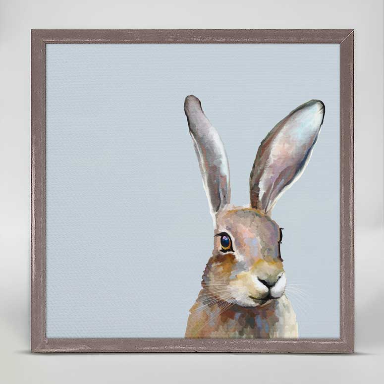 Field Bunny Mini Framed Canvas - GreenBox Art