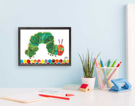 Eric Carle's The Very Hungry Caterpillar (TM) Mini Framed Canvas - GreenBox Art