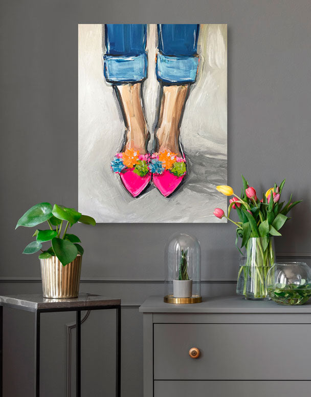 Shoes Canvas Wall – GreenBox Art