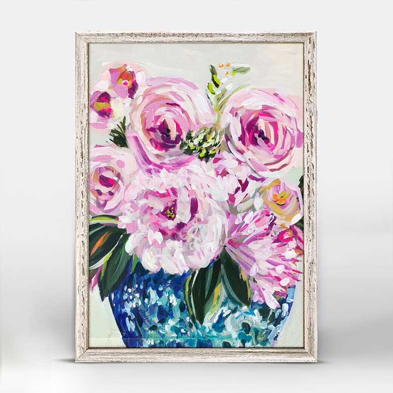 Central Floral Co Mini Framed Canvas