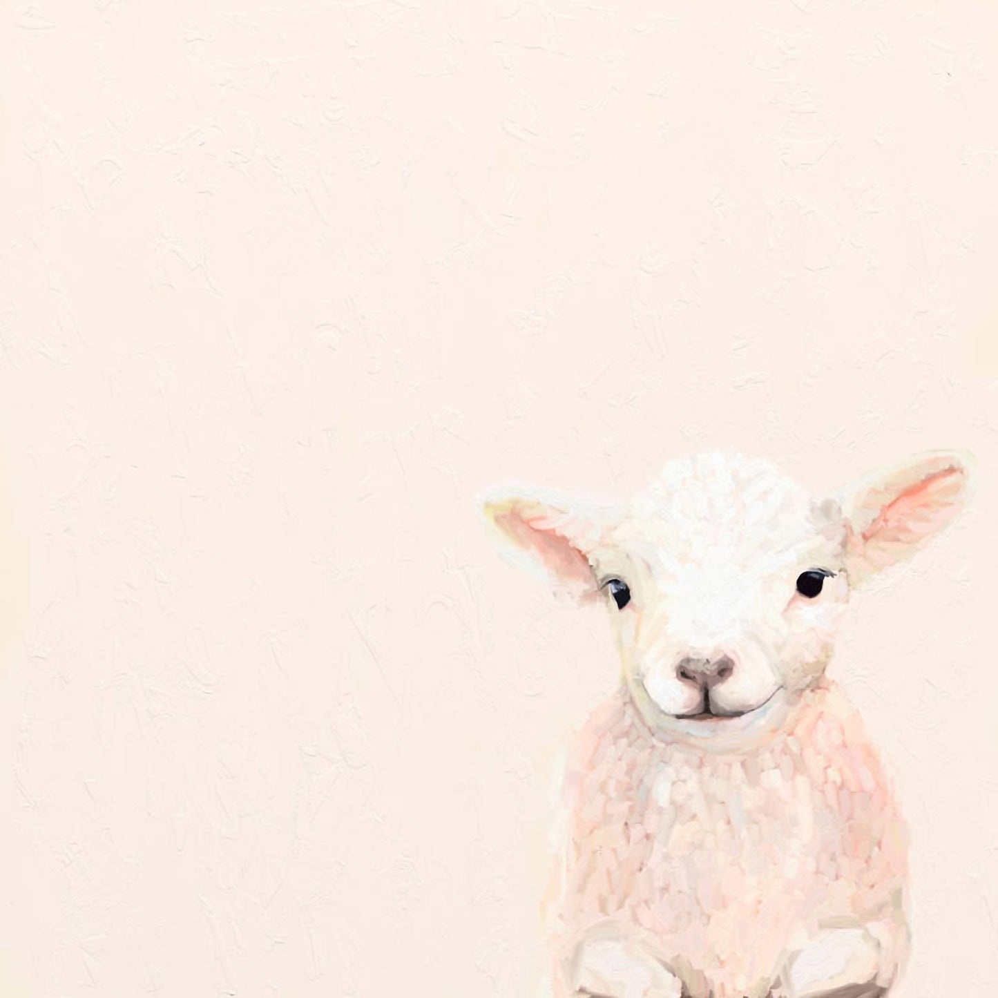 Spring Lamb Canvas Wall Art