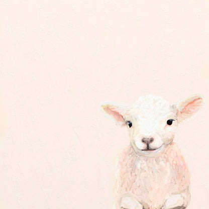 Spring Lamb Canvas Wall Art - GreenBox Art