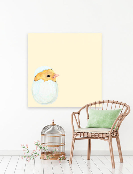 Little Hatchling Canvas Wall Art - GreenBox Art