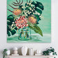 Yucca And Protea Canvas Wall Art