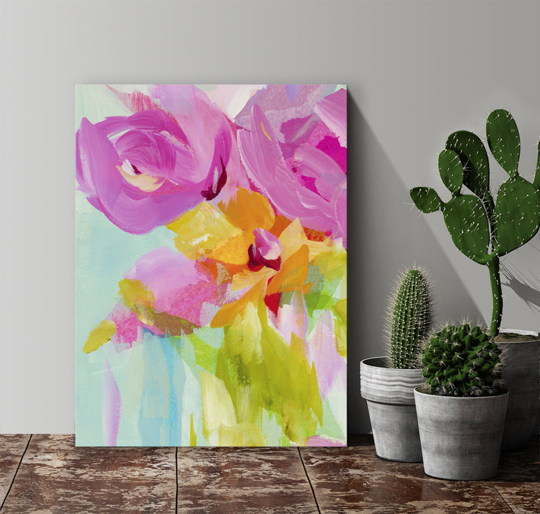 Spring Rain 2 Canvas Wall Art - GreenBox Art