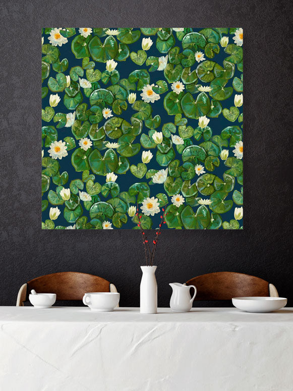 Lily Pad Canvas Wall Art - GreenBox Art