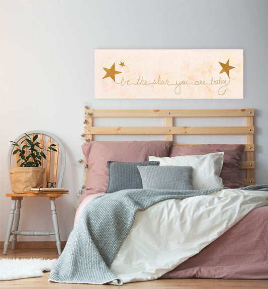 Be The Star You Are Canvas Wall Art