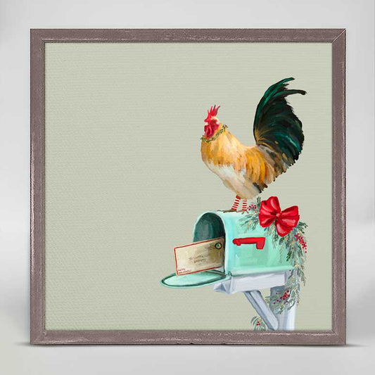 Holiday - Holiday Mail Mini Framed Canvas - GreenBox Art