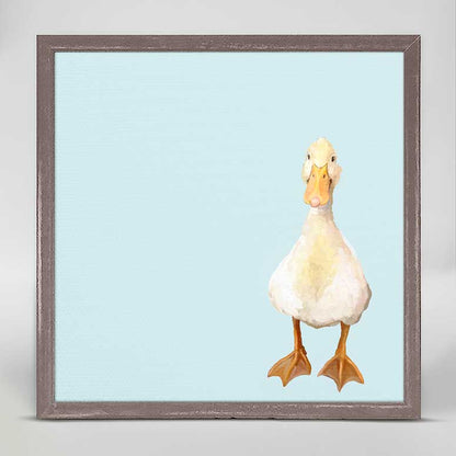 Baby Duck Mini Framed Canvas
