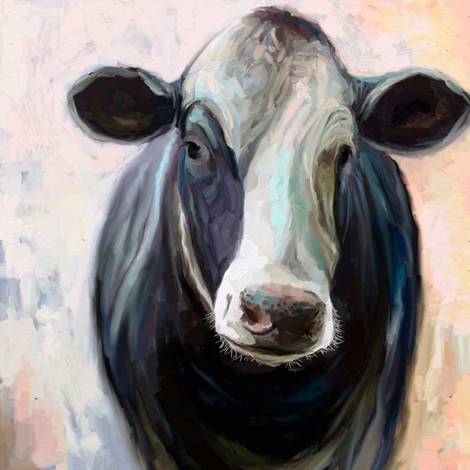 Cow Life 2 Canvas Wall Art - GreenBox Art