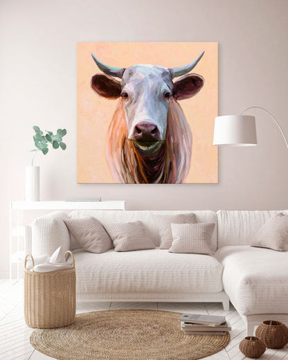 Cow Life 3 Canvas Wall Art - GreenBox Art