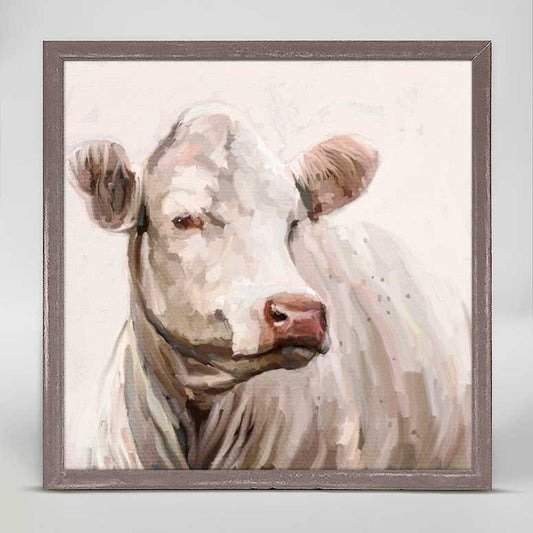 Cow Life 1 Mini Framed Canvas - GreenBox Art