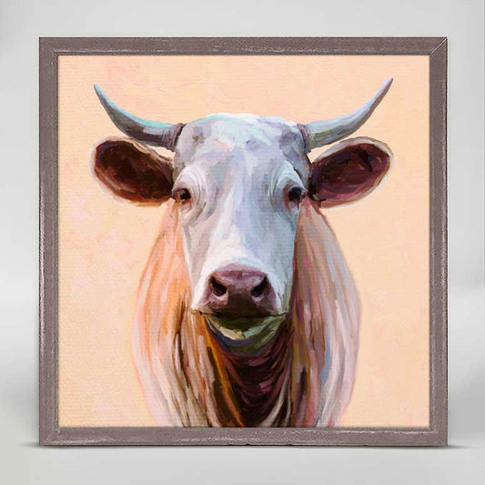 Cow Life 3 Mini Framed Canvas - GreenBox Art