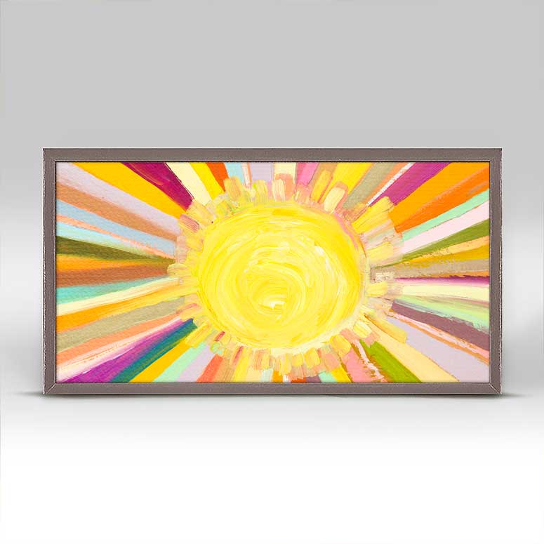 Little Sunshine Detail Mini Framed Canvas