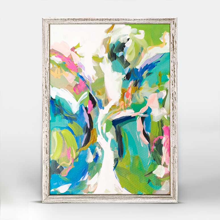Lark Abstract Mini Framed Canvas