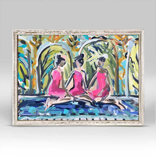 Spa Girls Mini Framed Canvas