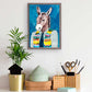 Furry Fashionistas - Dapper Donkey Mini Framed Canvas