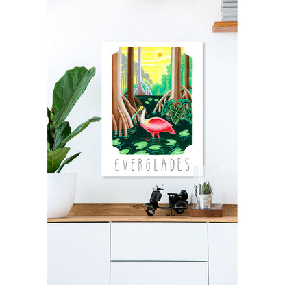 National Parks - Everglades Canvas Wall Art - GreenBox Art