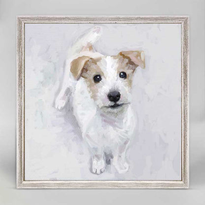 Best Friend - Jack Russell Pup Mini Framed Canvas