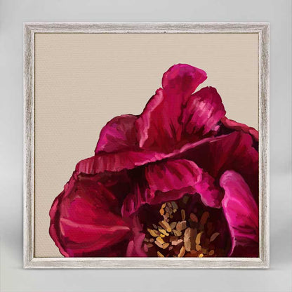 Floral Portraits - Peony III Mini Framed Canvas