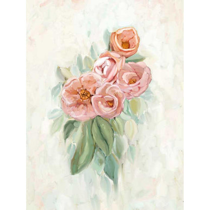 Pale Wild Roses Canvas Wall Art