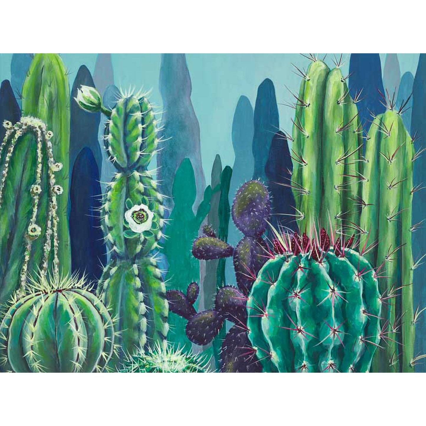 Cactus Jungle Canvas Wall Art