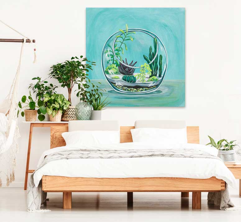 Desert Oasis Canvas Wall Art