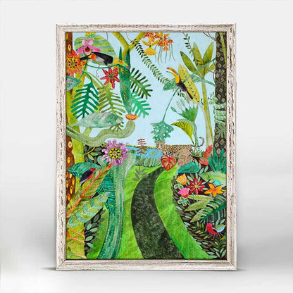 The Greenhouse Mini Framed Canvas - GreenBox Art