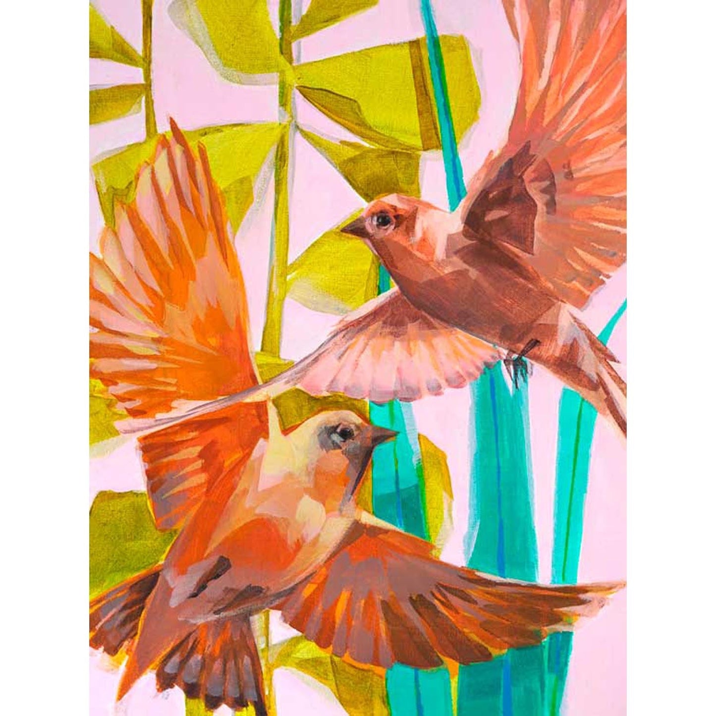 Lovebirds - Trust In Me Canvas Wall Art