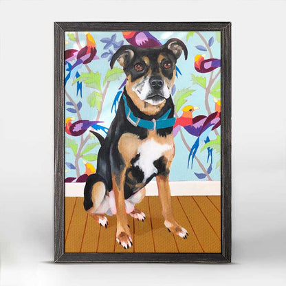 Dog Tales - Hoagie Mini Framed Canvas