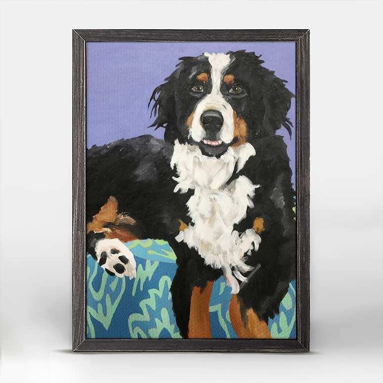 Dog Tales - Kona Mini Framed Canvas
