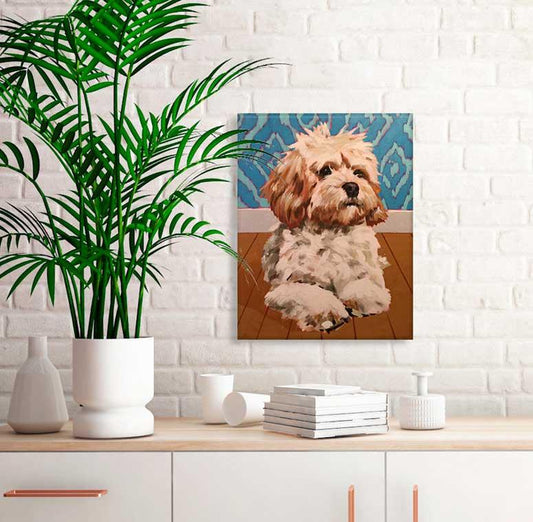 Dog Tales - Pippi Canvas Wall Art - GreenBox Art