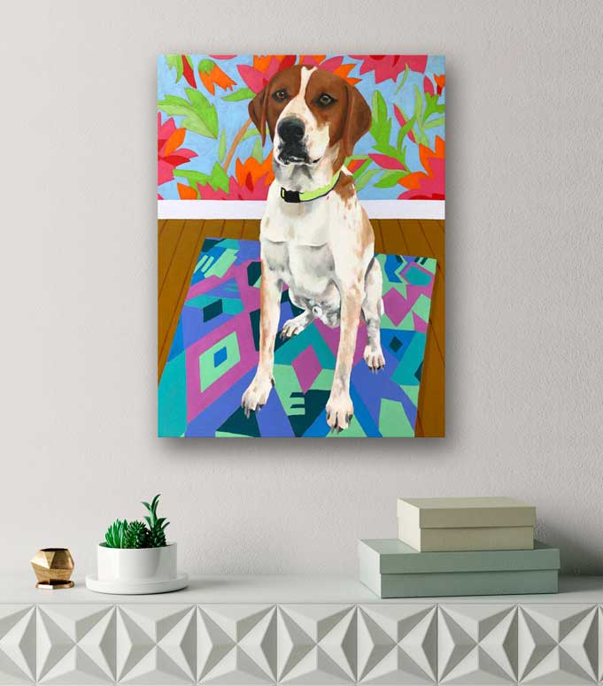 Dog Tales - Porter Canvas Wall Art - GreenBox Art