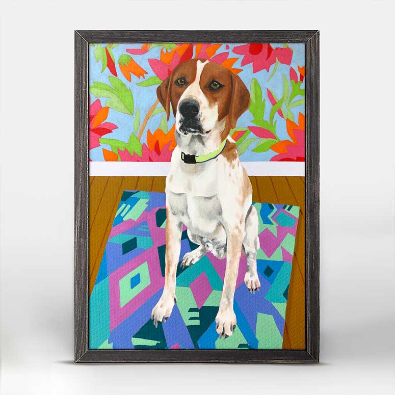 Dog Tales - Porter Mini Framed Canvas - GreenBox Art