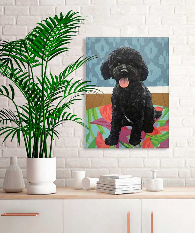 Dog Tales - Squire Canvas Wall Art