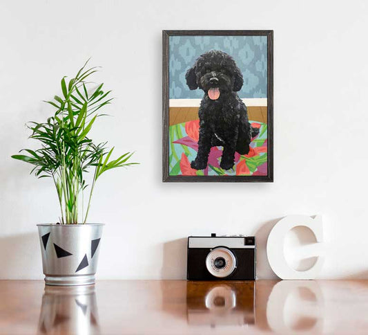 Dog Tales - Squire Mini Framed Canvas