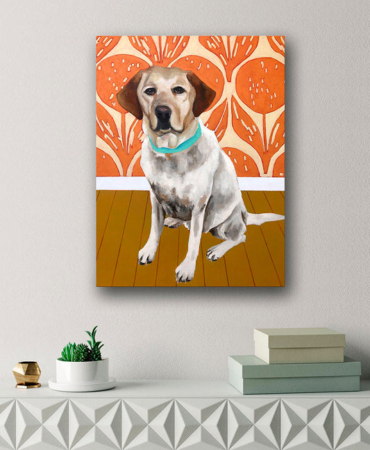 Dog Tales - Thatcher Canvas Wall Art - GreenBox Art