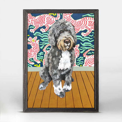 Dog Tales - Winston Mini Framed Canvas