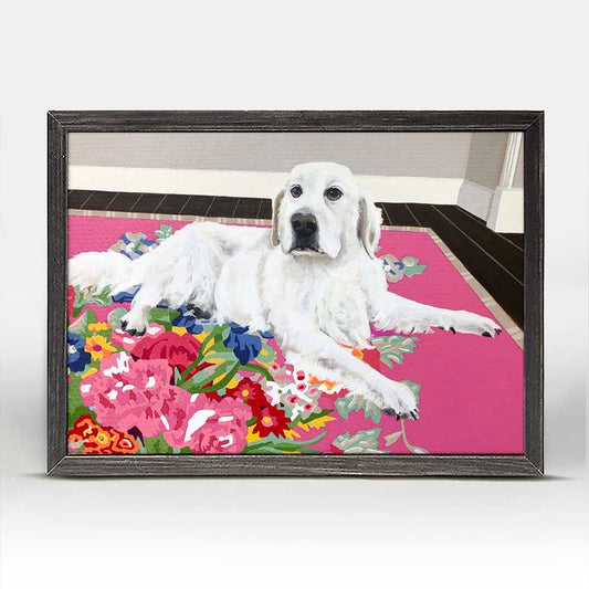 Dog Tales - Huddy Mini Framed Canvas