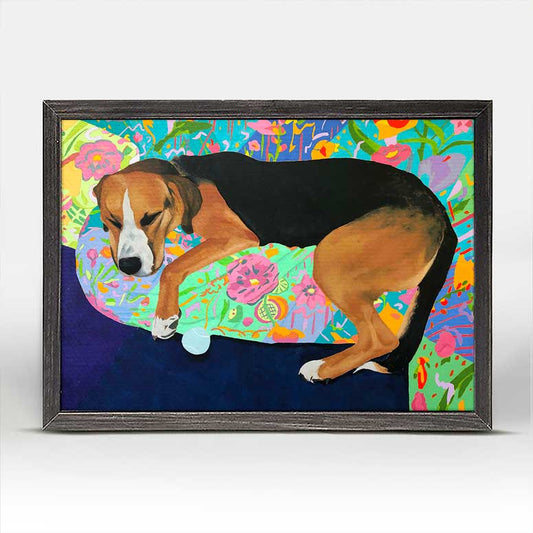Dog Tales - Lucky 2 Mini Framed Canvas