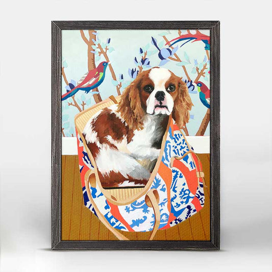 Dog Tales - Louie Mini Framed Canvas