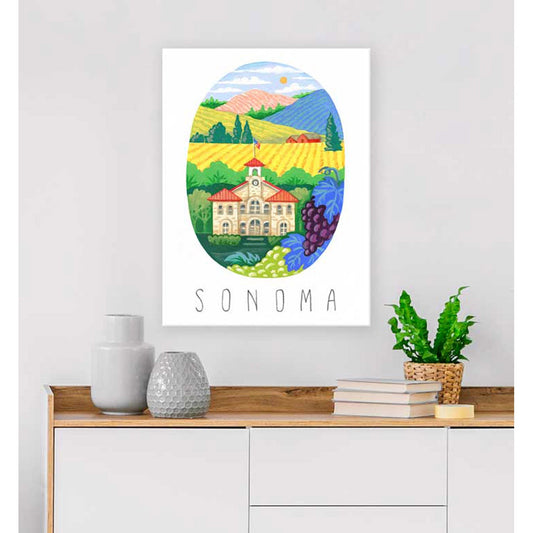 National Treasure - Sonoma Canvas Wall Art - GreenBox Art