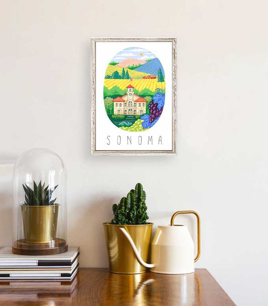 National Treasure - Sonoma Mini Framed Canvas - GreenBox Art