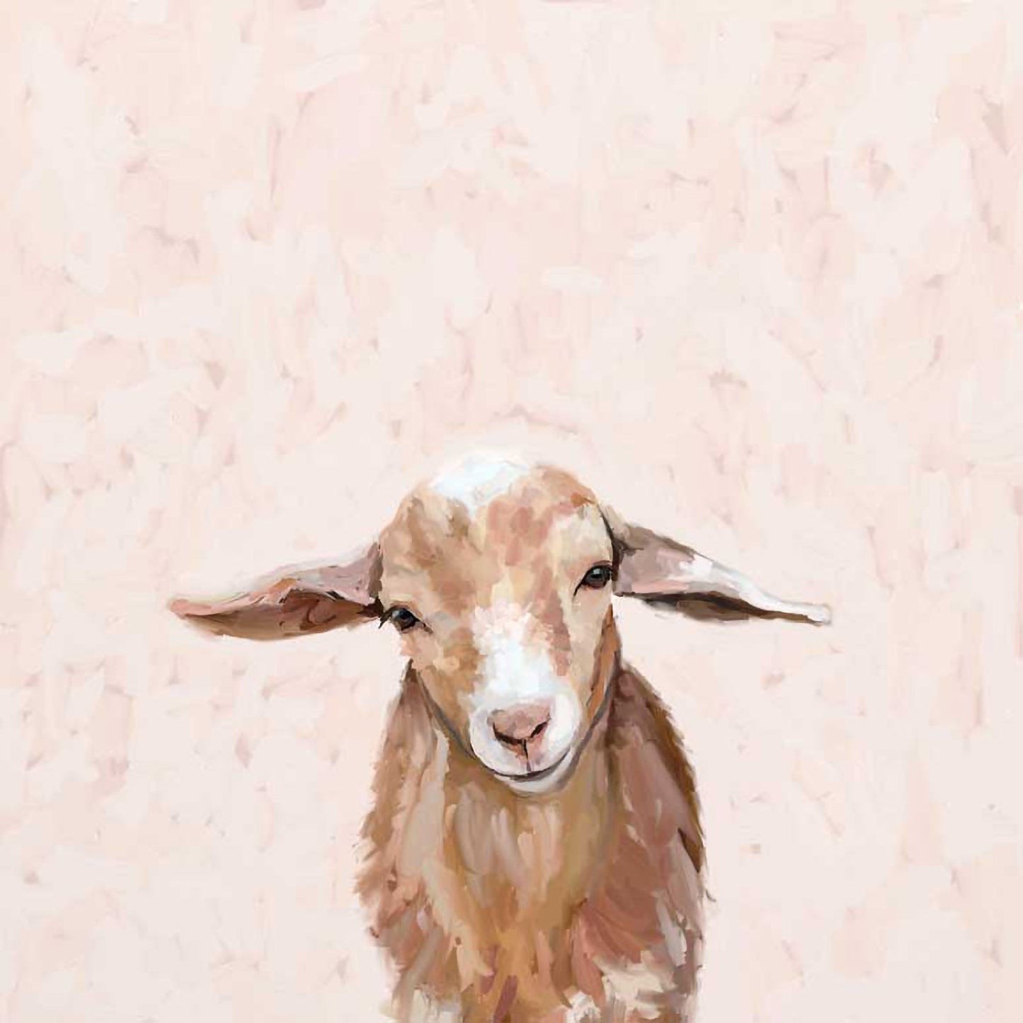 Happy Goat Thoughts Canvas Wall Art