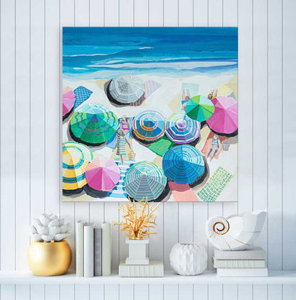 East Coast Swim Canvas Wall Art