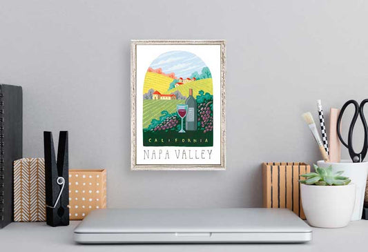 National Treasure - Napa Valley Mini Framed Canvas - GreenBox Art